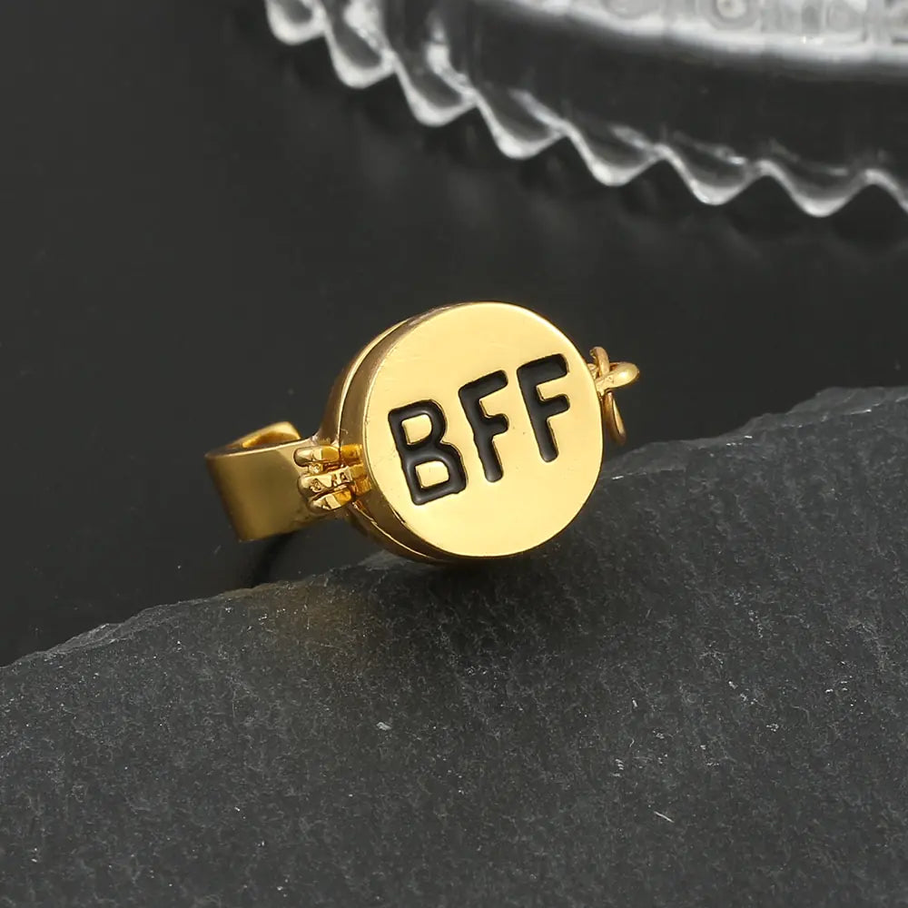 BFF Trendy Adjustable Rings - High Trend Coture