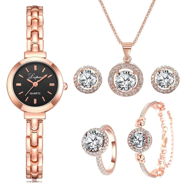 Crystal Watch Set - High Trend Coture