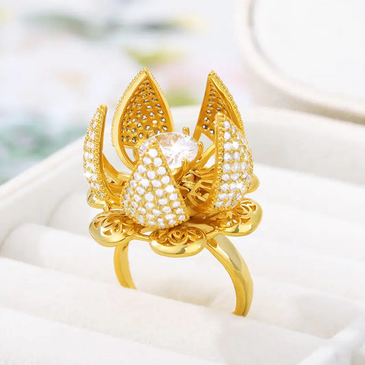 Garland Flowers Rings - High Trend Coture