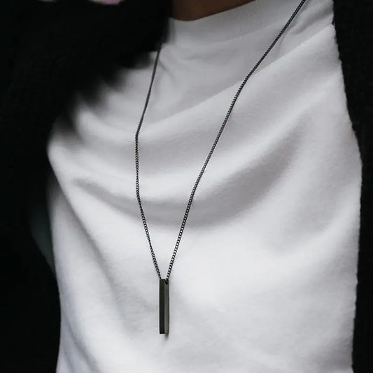 Rectangle Pendant Necklace - High Trend Coture