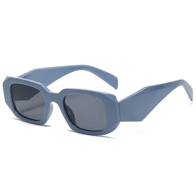 Small Polygon Rectangle Sunglasses - High Trend Coture