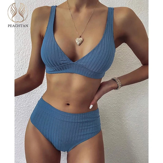 Bikini con Braguita de Talle Alto - High Trend Coture