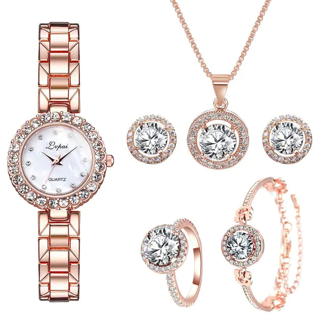 Crystal Watch Set - High Trend Coture