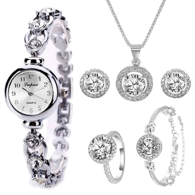 Crystal Watch Set - High Trend Coture