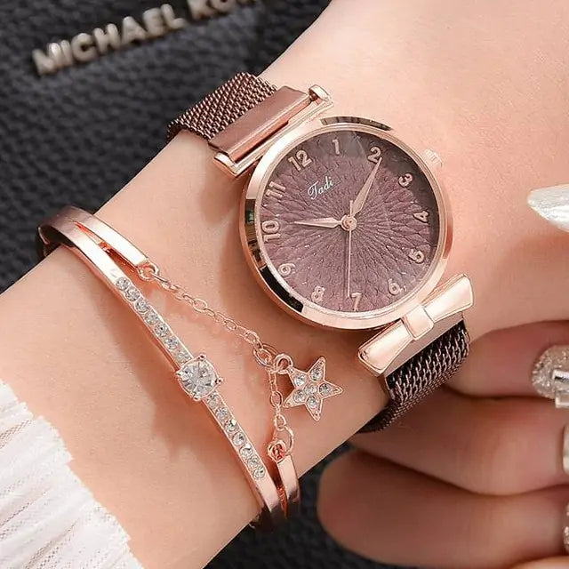 Luxury Magnetic Quartz Bracelet Watches - High Trend Coture