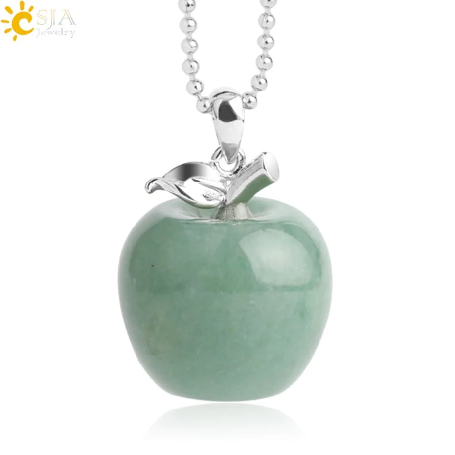 Crystal Apple Pendants - High Trend Coture