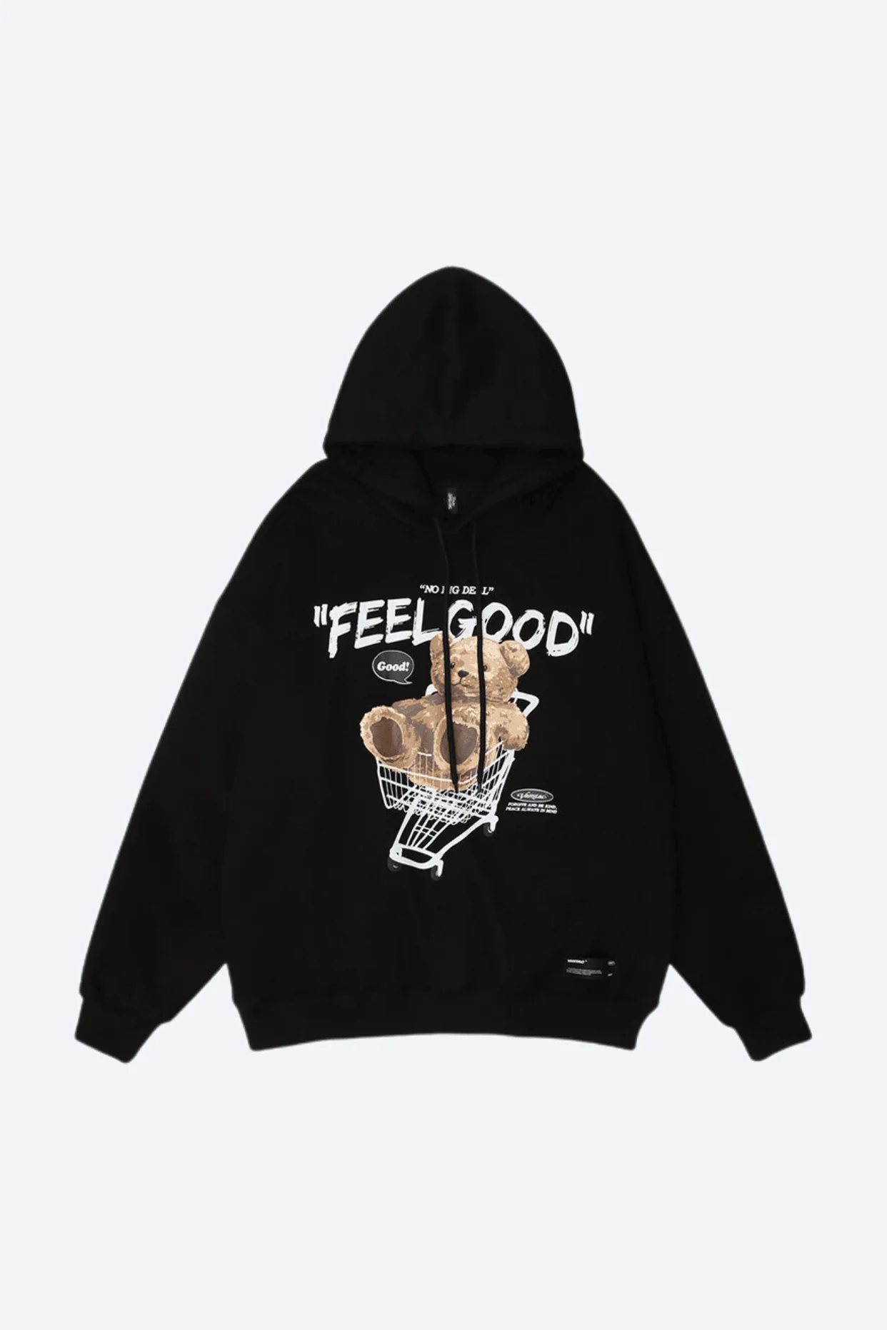 Sudadera Hombre Estampada Oso Feel Good - High Trend Coture