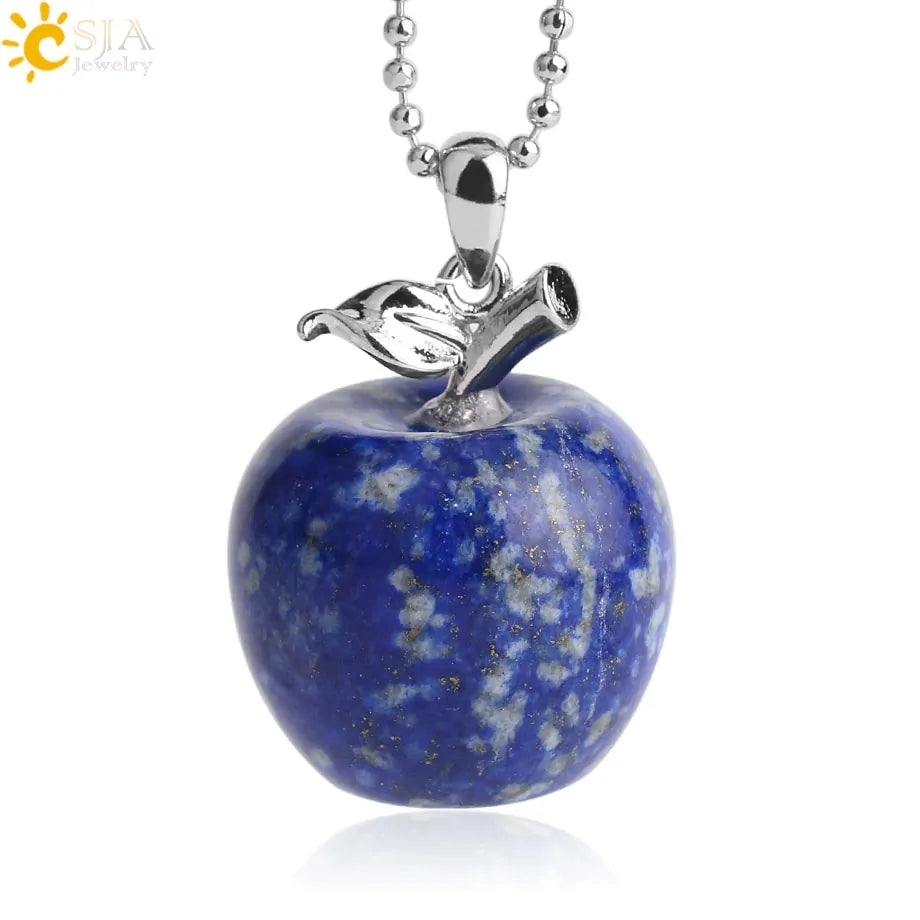 Crystal Apple Pendants - High Trend Coture