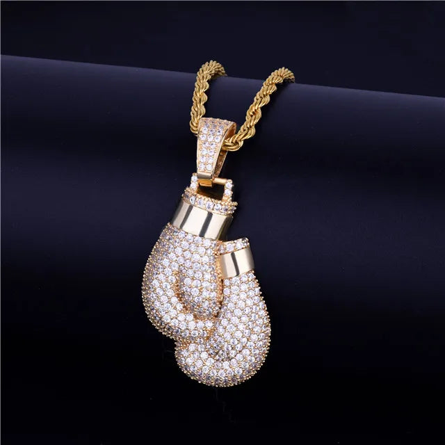 Boxing Gloves Pendant Necklace - High Trend Coture