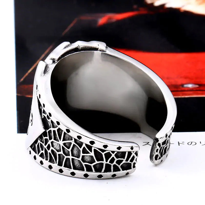 Biker Gothic Rock Men's Ring - High Trend Coture