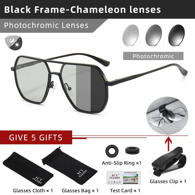 Aluminum Photochromic Sunglasses - High Trend Coture