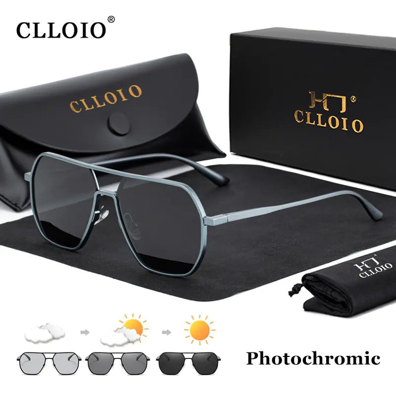 Aluminum Photochromic Sunglasses - High Trend Coture