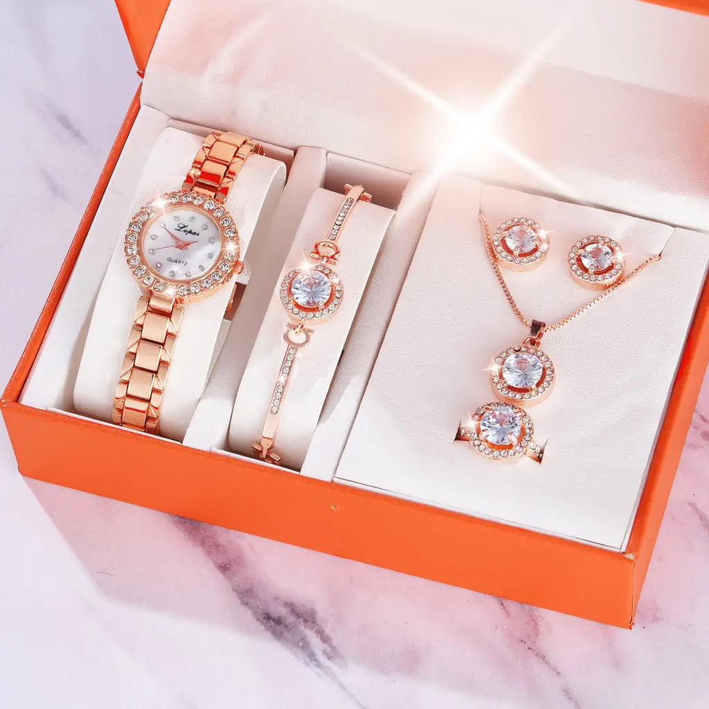 Crystal Watch Set - High Trend Coture