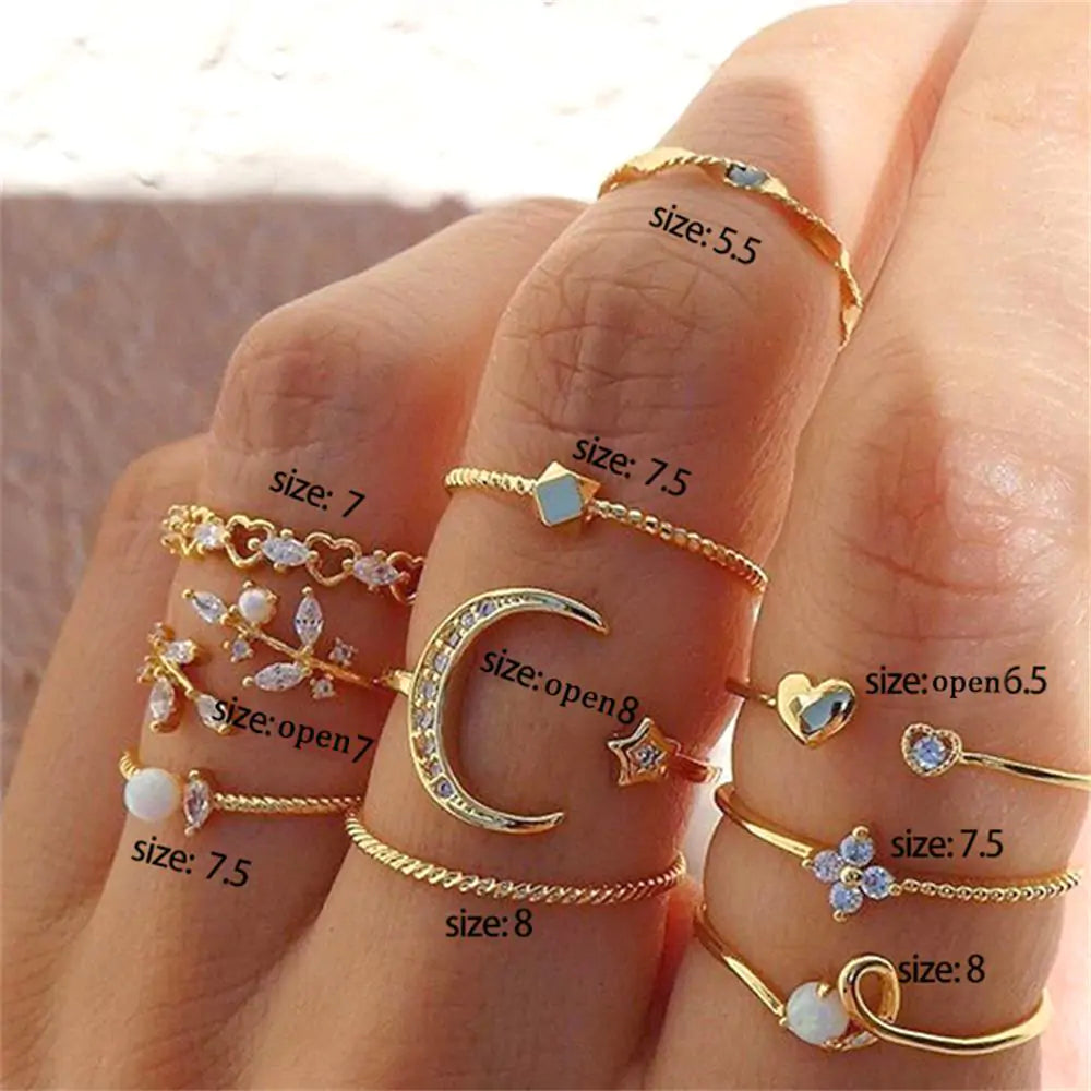 Bohemian Chain Rings - High Trend Coture