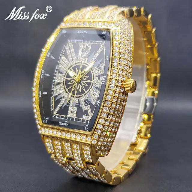 Iced Out Watch For Men - High Trend Coture