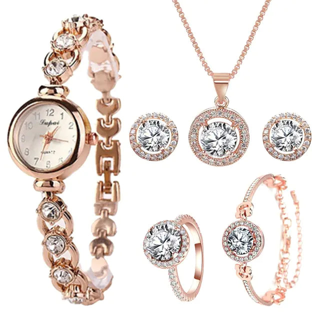 Crystal Watch Set - High Trend Coture