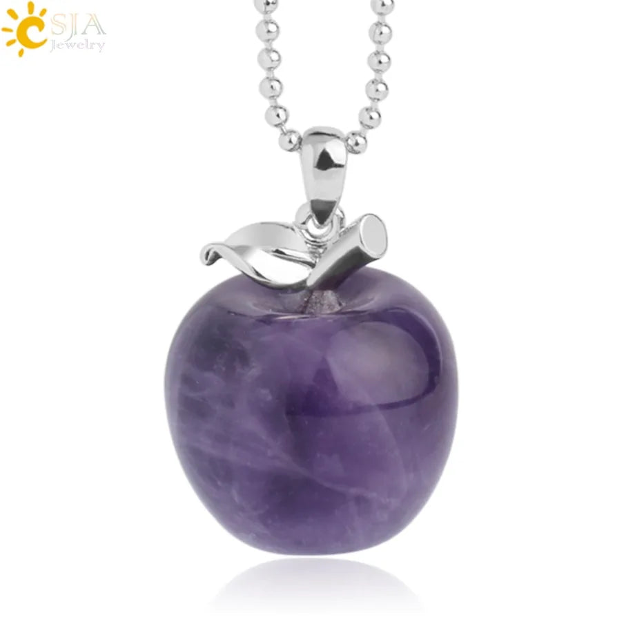 Crystal Apple Pendants - High Trend Coture