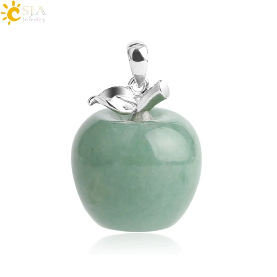 Crystal Apple Pendants - High Trend Coture