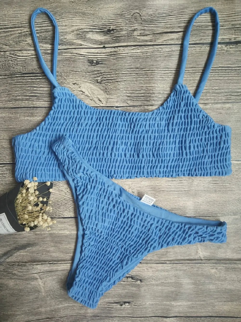 Bikini de Crochet Bandeau Triangular - High Trend Coture