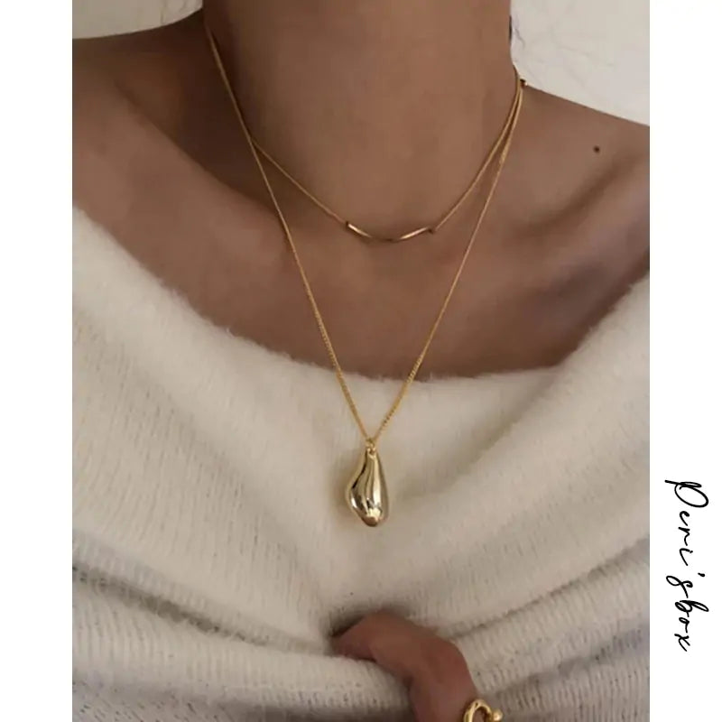 2Pcs Set Waterdrop Irregular Necklaces - High Trend Coture