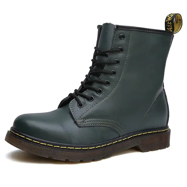 Botas Estilo Dr.Martens de Piel - High Trend Coture