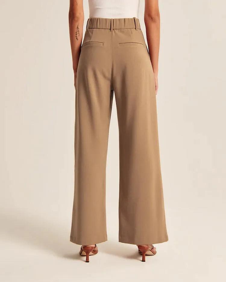 Pantalones de sastre mujer anchos - High Trend Coture